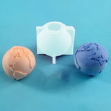 DIY Earth Moon Silicone Candle Mold Space Candle Making Soap Resin Clay Mold
