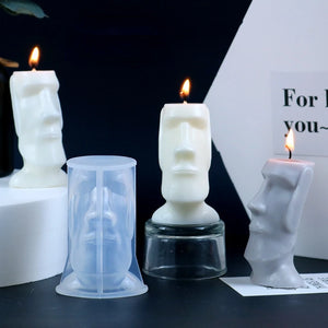 Easter Island Giant Candle Silicone Mold