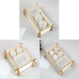 Electric Toothbrush Resin Mold Bathroom Organizer