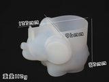 Elephant Resin Mold Epoxy Mirror Three-dimensional Makeup Storage Silicone