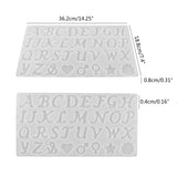 Alphabet Keychain Silicone Epoxy Mold for Gift