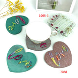 DIY Silicone Heart Coaster Mold for English Letters Love Tea Cup Pad