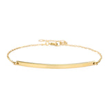 Personalized Name Bracelet Engraved Stainless Steel ID Bangle Chain