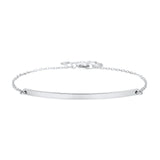 Engrave Name Bracelet Customize Letter Bracelet Engraving Bangles Chain