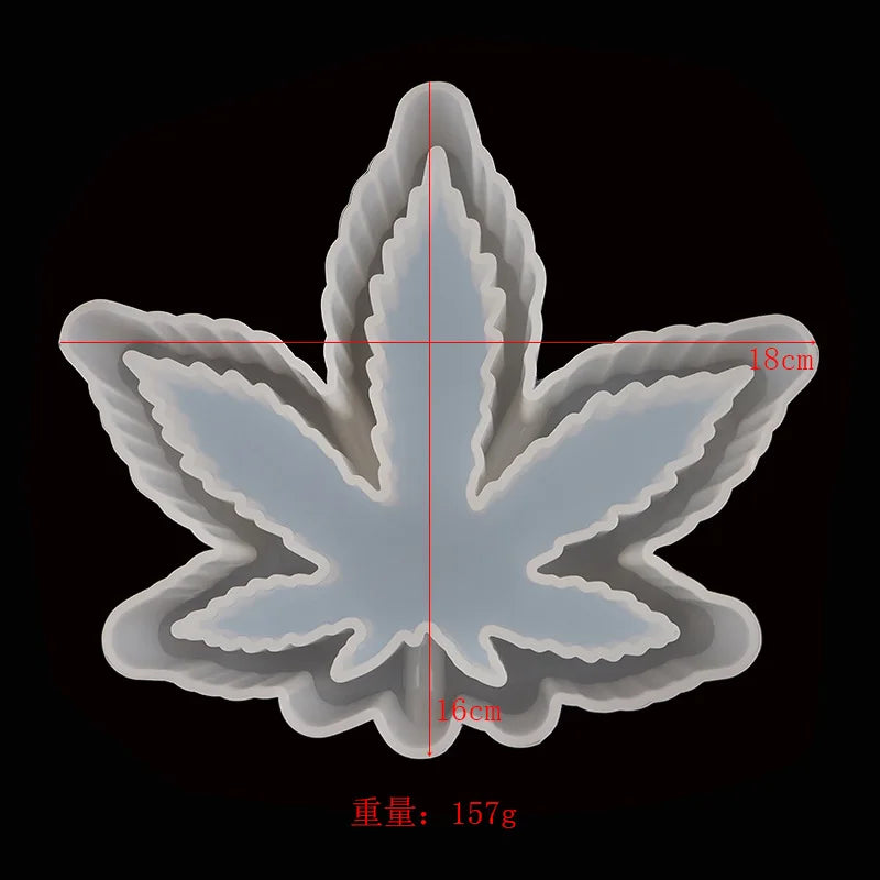 Maple Leaf DIY Epoxy Ashtray Resin Mold - Home Decoration