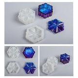 Hexagram Jar Storage Box Mold for DIY Home Decor