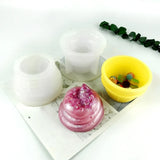 DIY Epoxy Crystal 3D Anniversary Ice Cream Bottle Storage Mold
