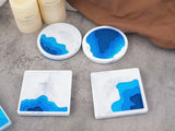 DIY Epoxy Crystal Silicone Mold Irregular Tray Ocean Mountain Cup Pad Mold