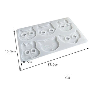 Epoxy Ring Set Keychain Silicone Mold Kit