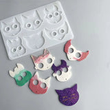 Epoxy Ring Set Keychain Silicone Mold Kit