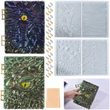 DIY Epoxy Mold Dragon Eye Mould A5 Notebook Leather Case Silicone