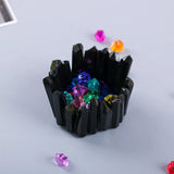 Crystal Stone Candle Holder Silicone Mold Handcraft UV Resin Moulds
