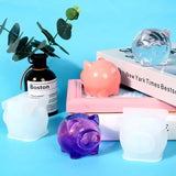 Epoxy Mold Pig Decoration Silicone Mold Resin Bear Molds Home Crafts