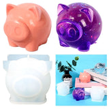 Epoxy Mold Pig Decoration Silicone Mold Resin Bear Molds Home Crafts