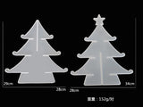 Christmas Tree Snowflake Resin Mold Set for Jewelry Storage