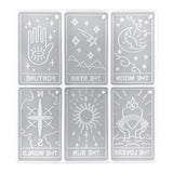 Silicone Tarot Card Mold for Epoxy Resin Jewelry Making