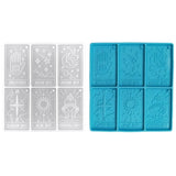 Silicone Tarot Card Mold for Epoxy Resin Jewelry Making
