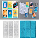 Silicone Tarot Card Mold for Epoxy Resin Jewelry Making