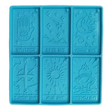 Silicone Tarot Card Mold for Epoxy Resin Jewelry Making