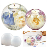 Handcraft Epoxy Resin Sphere Silicone Mold for Candle Holder