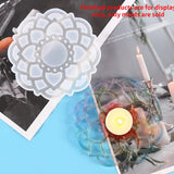 Epoxy Resin Coaster Silicone Mold Flower Butterfly Series Decorative Tray