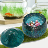 Epoxy Resin Crystal Mold Mushroom Storage Box Decorative Jewelry Box