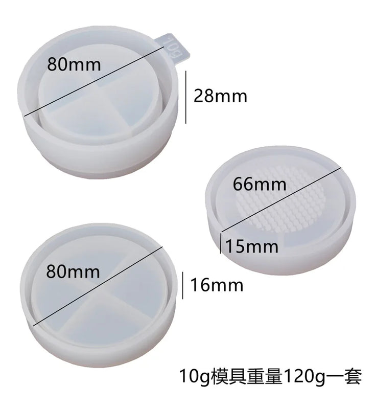 Epoxy Resin Loose Powder Box Silicone Mold