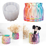 Faceted Vase & Pen Holder Silicone Mold