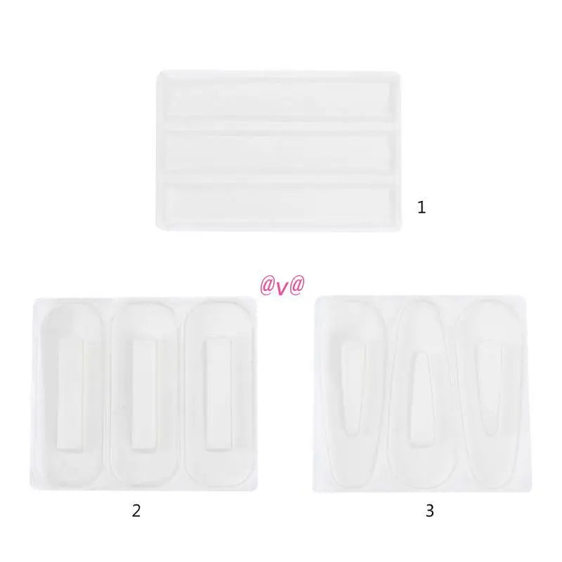 Epoxy Resin Hair Clip Silicone Mold for Jewelry Casting