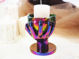Epoxy Resin Skull Candle Holder Storage Box Silicone Mold
