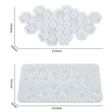 Epoxy Resin Honeycomb Keychain Crystal Mold