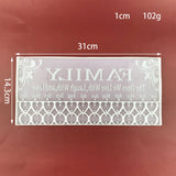 Epoxy Resin House Plate Calendar Week Listing Mold