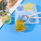 Silicone Mold Cat Head Pendant Jewelry Tools
