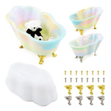 Epoxy Resin Mold Bathtub Storage Box Shell Soap Box Silicone Mold Jewelry Tool