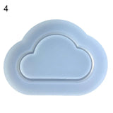 DIY Epoxy Resin Mold Bear Shell Cloud Shaker Mold Silicone Quicksand Moulds