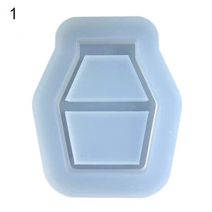 DIY Epoxy Resin Mold Bear Shell Cloud Shaker Mold Silicone Quicksand Moulds