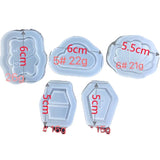 DIY Epoxy Resin Mold Bear Shell Cloud Shaker Mold Silicone Quicksand Moulds