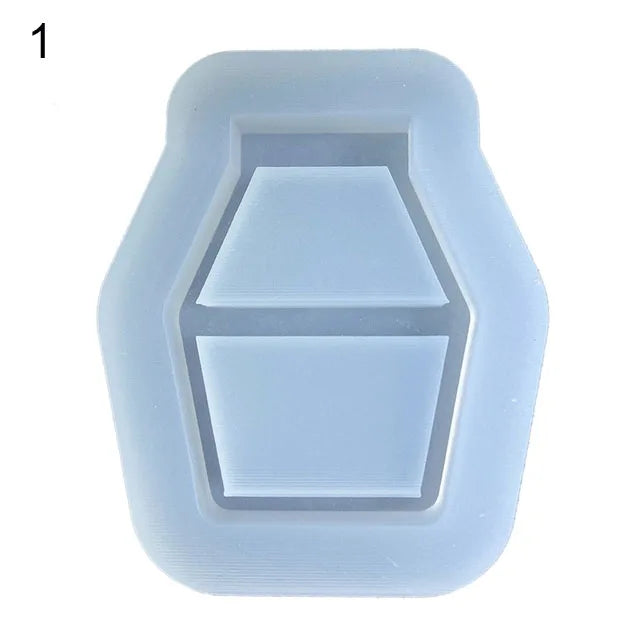 DIY Epoxy Resin Mold Bear Shell Cloud Shaker Mold Silicone Quicksand Moulds