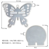 Epoxy Resin Mold Butterfly Storage Rack Stand Pendant Necklace Silicone Mold