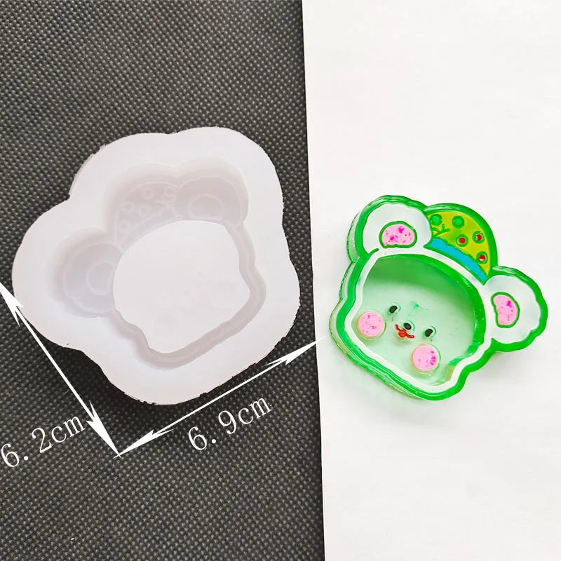 Epoxy Resin Mold Bottle Cup Rabbit Shaker Molds