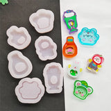 Epoxy Resin Mold Bottle Cup Rabbit Shaker Molds