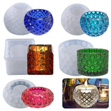 Epoxy Resin Mold Candle Potted Wave Dot Storage Box Jewelry Silicone Mold