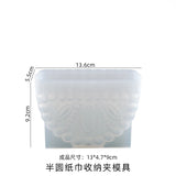 DIY Epoxy Resin Mold Card Instructions Tissue Storage Box Silicone Mold