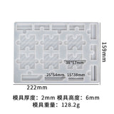 Epoxy Resin Mold Chess Board Silicone Mold Jewelry Tool
