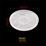 DIY Epoxy Resin Coaster Mold Set Round Silicone Mold Jewelry Tools