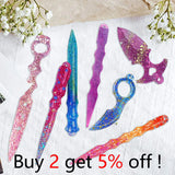 Epoxy Resin Mold Cold Weapon Keychain Silicone Mold