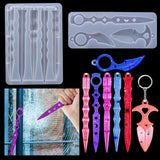 Epoxy Resin Mold Cold Weapon Keychain Silicone Mold