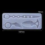 Epoxy Resin Mold Cold Weapon Keychain Silicone Mold