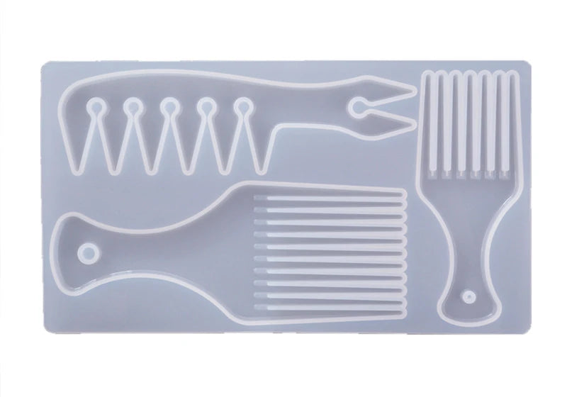 Epoxy Resin Mold African Comb Silicone Mold