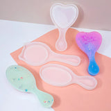 Epoxy Resin Comb Mold Mirror Handle Makeup Mirror Mold